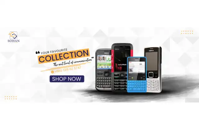 Sohan Online Shop New Webiste Design Banner For Mobile Phone