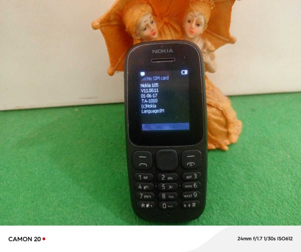 Nokia 105 Dual Sim Card Original Recondition Mobile Phone - Image 3