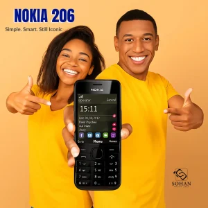 Nokia 206 AI Poster Design with Model