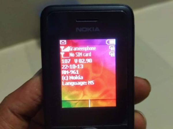 Nokia 107 Dual Sim Supported Original Recondition Mobile Phone - Image 5