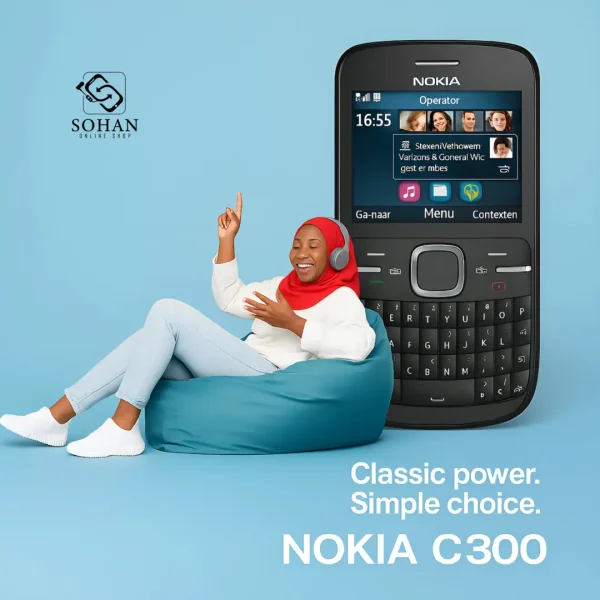 Nokia C300 AI Poster Design with Model