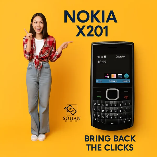 Nokia X201 AI Poster Design with Model