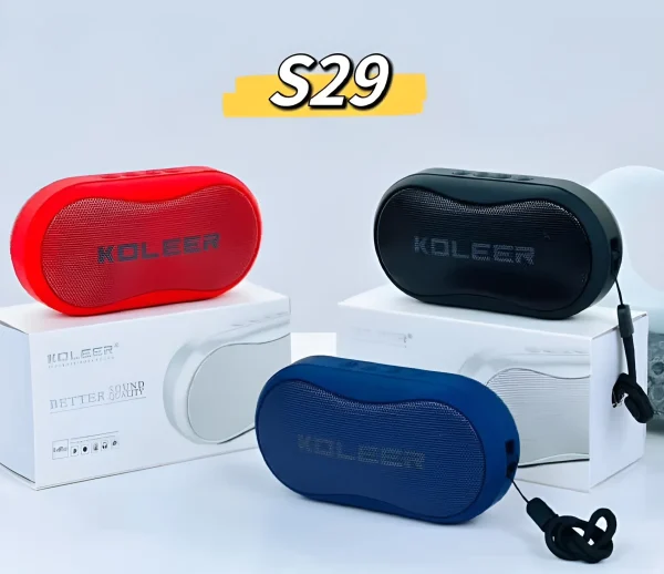 KOLEER S29 Bluetooth, USB, SD Card & FM Radio Supported Wireless Speaker - Image 1