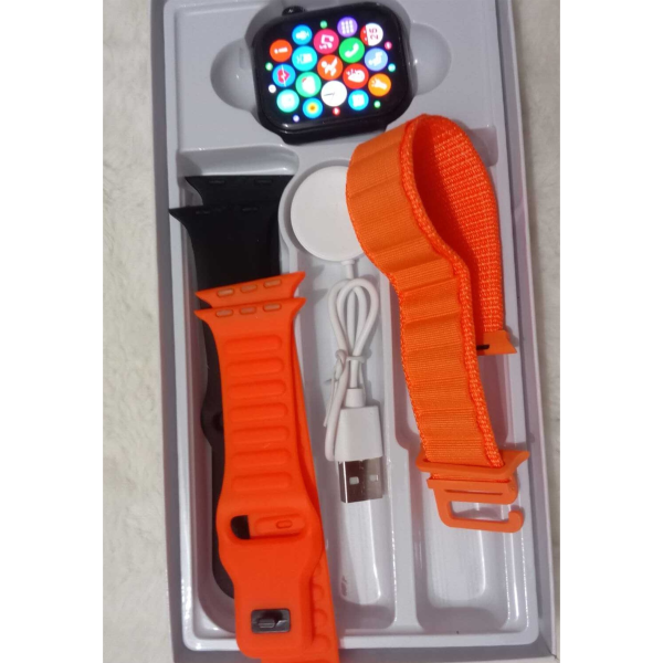 ME 18 Smart Watch 3 strips 2.21 Infinity display Wiewless charging series 10 - Image 4