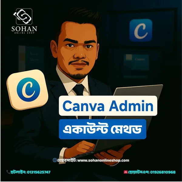 Canva admin account method