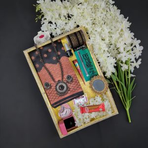 Premium Silk Katan Saree Combo Pack – Black