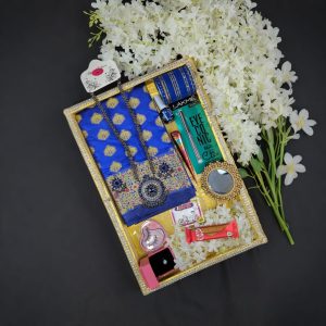 Premium Silk Katan Saree Combo Pack Blue