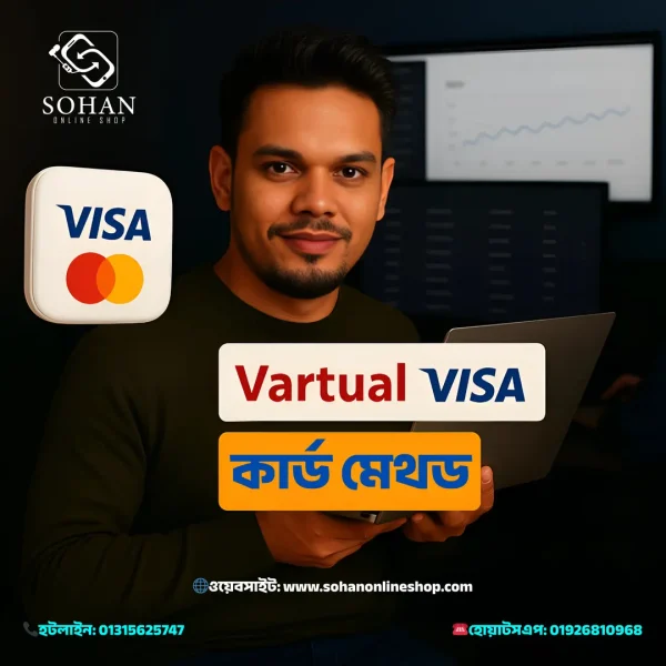 Virtual visa card method