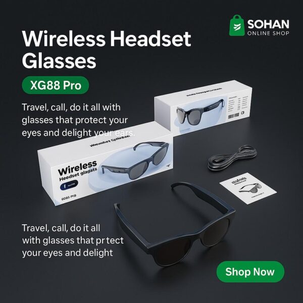 Wireless Headset Bluetooth SunGlass XG88 Pro