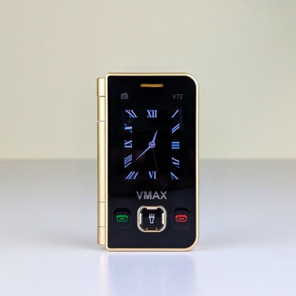 Vmax V72 Flip Phone – Dual Display, 2500mAh Battery, Dual SIM | Best Price