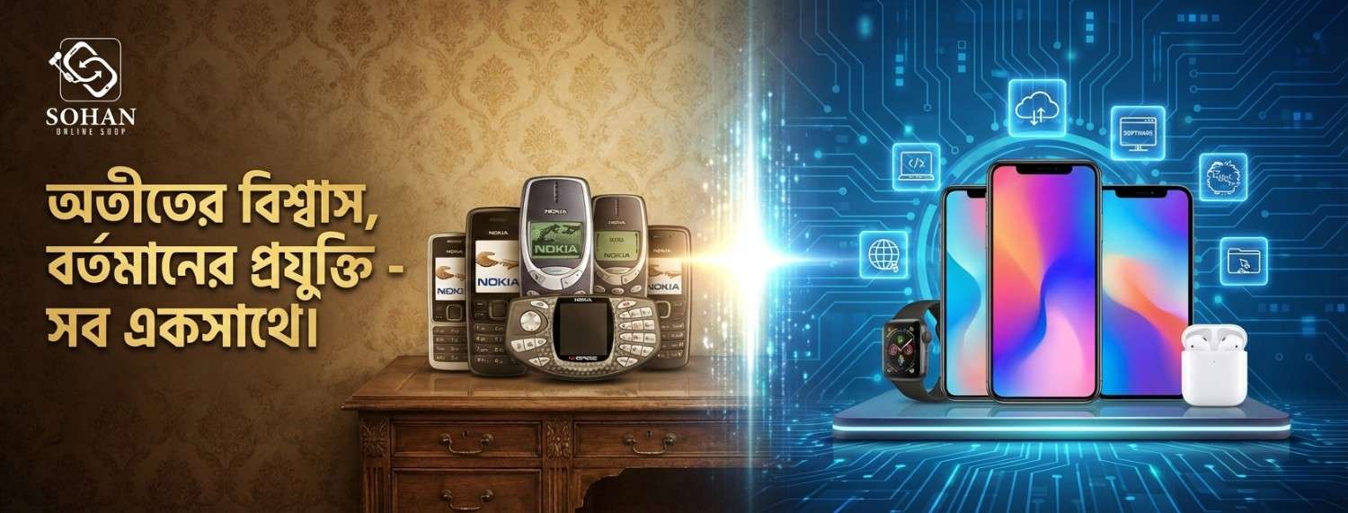 Sohan Online Shop Website Cover Banner Design With Ai