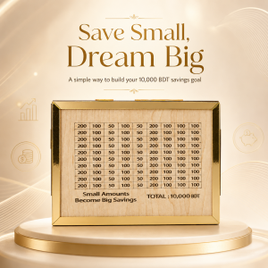 Premium Wooden Bank for 10,000 TK Target | Sohan Online Shop