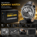 High Definition SPY Camera Watch – Auto IR Night Vision, Audio Recorder & PC Camera Mode