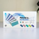 Slim Wireless Keyboard and Mouse Combo Kit – 2.4GHz USB Receiver & Silent Keys