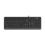 A4Tech FK10 Wired Multimedia Keyboard with 12 Hotkeys & Round-Square Keycaps