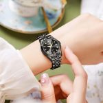 OLEVS Watch for Women Branded Stainless steel Elegant Luminous Ladies Watches 9931 Black - Sohan Online Shop