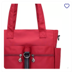 Women Casual Large Capacity Waterproof Oxford Cloth Bag (maroon) - Sohan Online Shop