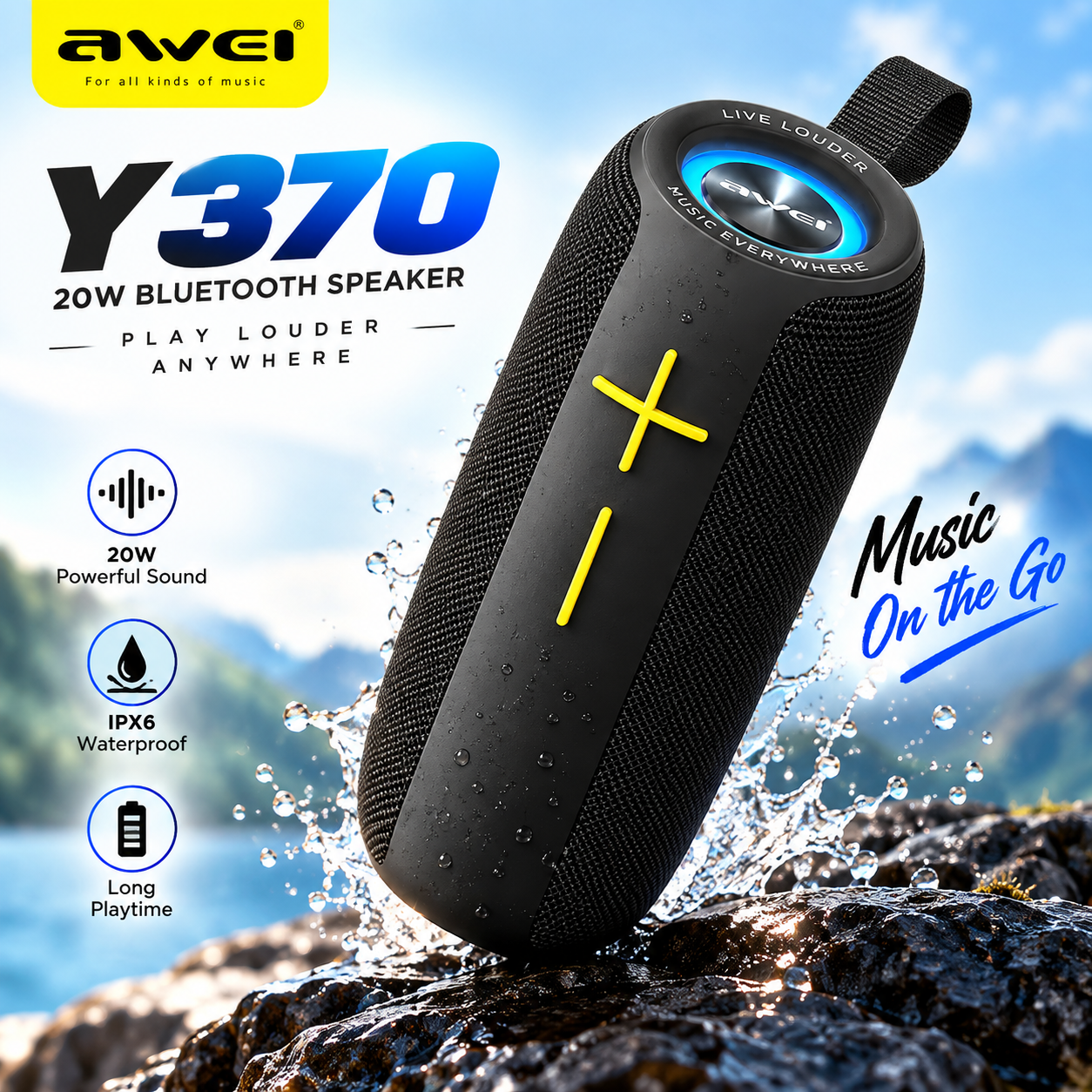 2GjzdxmvD7EZXLA3etZynfHsTInSc5MPlzkedl2y.png Awei Y370 Portable Wireless Bluetooth Speaker - Sohan Online Shop