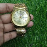 OLEVS 9931G New Exclusive Design Quartz Watch for Men( Full Golden) - Sohan Online Shop