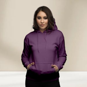 Ladies SnowSoft Hoodie Purple - Sohan Online Shop