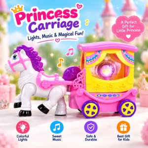 CARRIAGE Battery Operated Toy Carriage Set - Sohan Online Shop