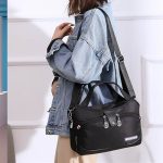 Large Capacity Waterproof Anti-theft Fashion (black) - Sohan Online Shop