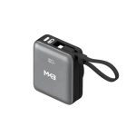 MKB PK71 10000mAh 22.5W Fast Charging Power Bank with Magnetic Wireless & Built-in Cables - Sohan Online Shop