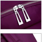 Nylon Backpack Durable Waterproof Casual Shoulder Bag (purple) - Sohan Online Shop