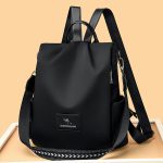 New Texture Oxford Cloth Women’s Backpack (Black) - Sohan Online Shop