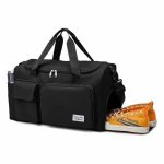 Fashionable Large Capacity Travel & Gym Bag - Black - Sohan Online Shop