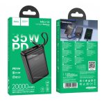 Hoco MMJ-04 20000mAh 35W PD Fast Charging Power Bank with Built-in Type-C Cable, LED Digital Display, QC3.0 & 22.5W Super Fast Charger for iPhone, Samsung, iPad & Type-C Devices - Sohan Online Shop