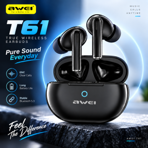 Awei T61 True Wireless Bluetooth 5.3 Earbuds - Sohan Online Shop