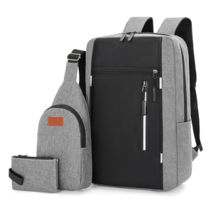 3 Pics Bag Combo Pack (Ash) - Sohan Online Shop