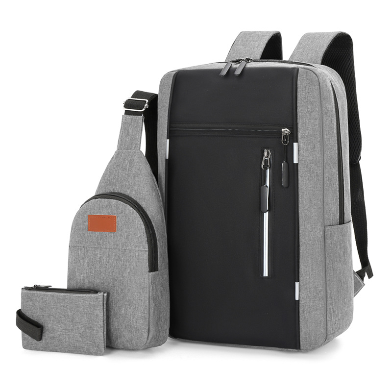 3 Pics Bag Combo Pack (Ash) - Sohan Online Shop