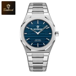 BINBOND 818 Stainless Steel Quartz Fashionable Premium Watch - Sohan Online Shop