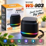 WSTER WS-903 Colorful Lighting Mini Wireless Speaker - Sohan Online Shop