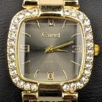 Luxury Golden Stone Studded Ladies Quartz Watch - Sohan Online Shop