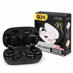 Q25 2-in-1 Couple Soft Ear Hooks TWS Wireless Earbuds - Sohan Online Shop