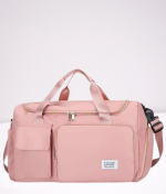 Fashionable Large Capacity Travel & Gym Bag - Pink - Sohan Online Shop