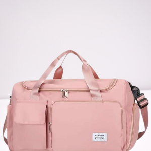 Fashionable Large Capacity Travel & Gym Bag - Pink - Sohan Online Shop