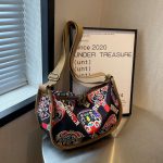 Messenger Shoulder Tide Bag (Black & Brown) - Sohan Online Shop