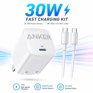 Anker 30W Fast Charger Set - Sohan Online Shop