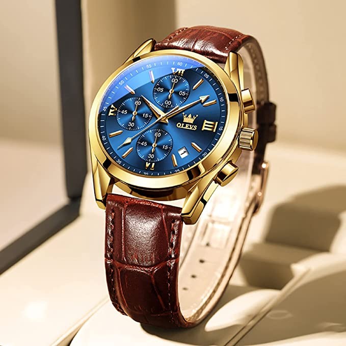 D2uzuyFYGC2GXAL0Z0hwLNNwn7Ibv35zHG3OVNq1.jpg OLEVS 5610 New Luxury Fashion Glass Quartz Analog Men Watch-Water Resistant - Sohan Online Shop