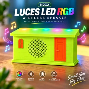 N232 LUCES LED RGB Wireless Speaker - Sohan Online Shop