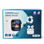 S2000 Promax 10-in-1 Smart Watch with 7 Straps, TWS Earbuds & Protective Case - Sohan Online Shop