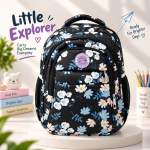 Cute Floral Print Kids Backpack - Sohan Online Shop