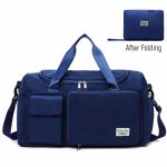 Fashionable Large Capacity Travel & Gym Bag (Blue) - Sohan Online Shop