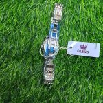 Butter Fly Lock OLEVS 9931G New Exclusive Design Quartz Watch for Men Silver - Sohan Online Shop