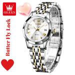 Butter Fly Lock OLEVS Watch for Women Silver - Sohan Online Shop