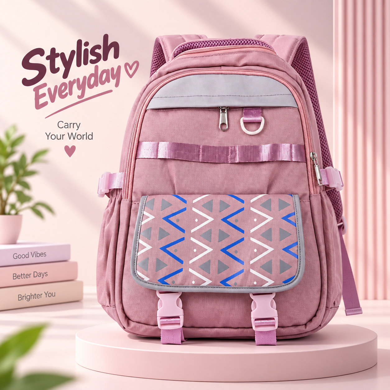 JYaeVlwch3C2v52MX1On6JaZg2qHATEBpbUc40ZM.png Multi-Pocket Casual Backpack with Geometric Flap - Sohan Online Shop